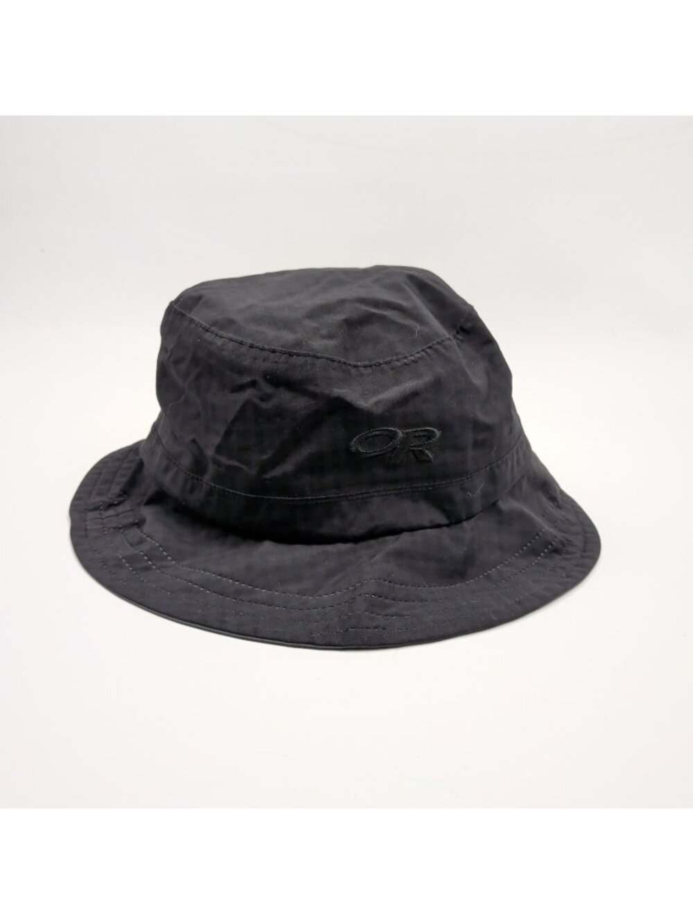 Outdoor Research Camping Hiking Sun Bucket Hat Size L Black Plaid Gorpcore